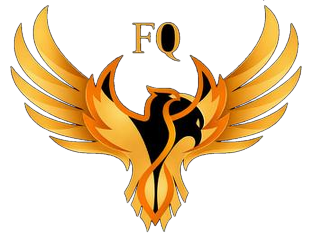 Logo fénix dorado de Fuerza que Inspira